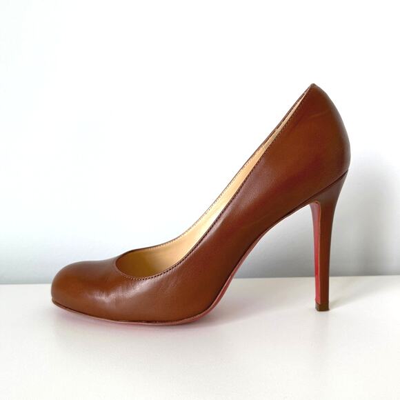 Christian Louboutin Nappa Leather Almond Toe 100mm Heels Pumps 36.5 - Picture 3 of 16